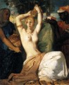 El baño de Esther romántico Theodore Chasseriau desnudo